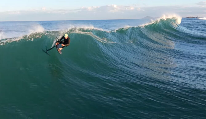 Adam Bennetts hydrofoiling 