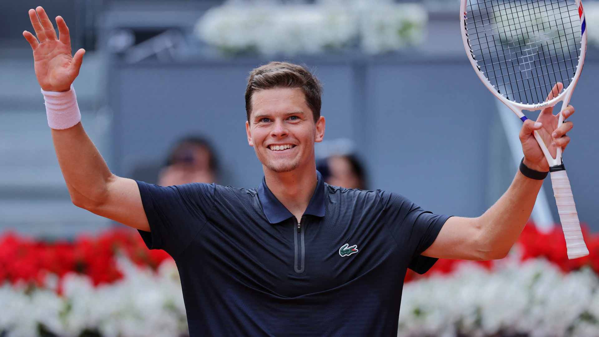 Alexander Blockx has earned three Top 20 wins so far during the 2026 Mutua Madrid Open.