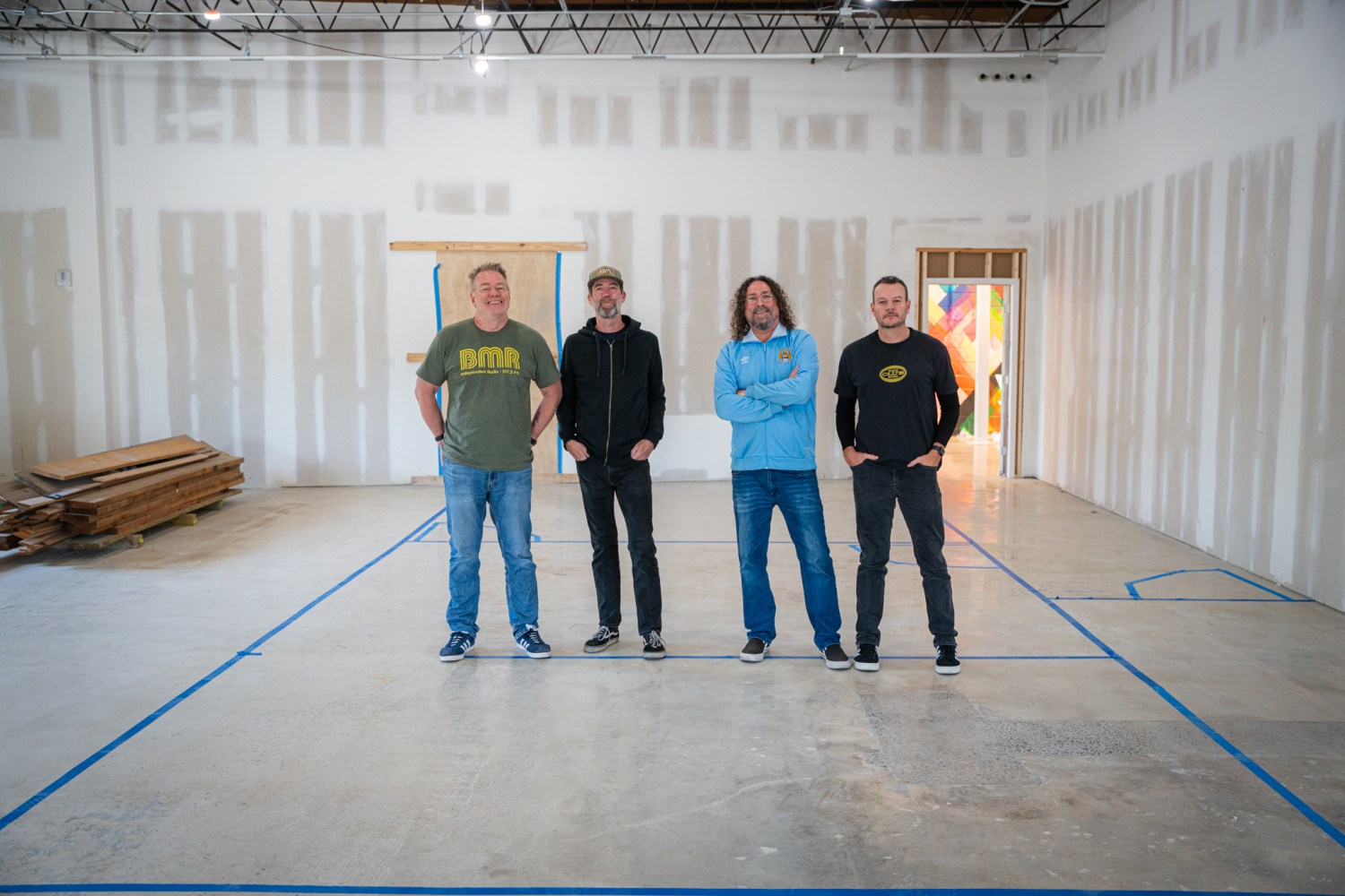 The Birmingham Mountain Radio team. (Nathan Watson / Bham Now)