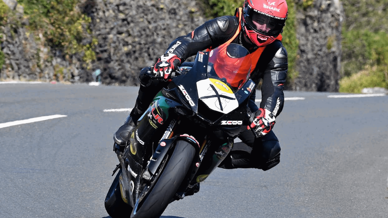 Franco Bourne, 2025 Isle of Man TT Pilot Lap initiative. Credit: Isle of Man TT.