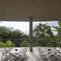 © Arch-Exist Buzzy Sunny · Feixue Pavilion / Archermit - Interior Photography, Dining room, Chair, Balcony