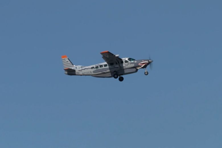 Merlin Labs Cessna Caravan on a AI test flight in Rhode Island.