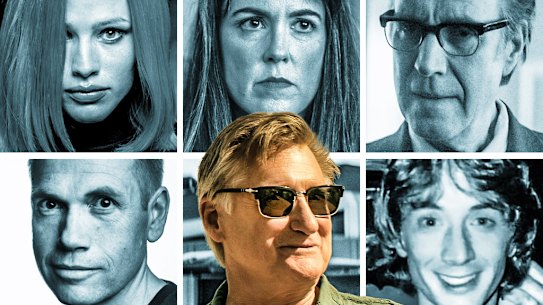 What to stream this week (from top left): Alias; The Yoghurt Shop Murders; Star City; Marty, Life is Short; and streaming reviewer Craig Mathieson.