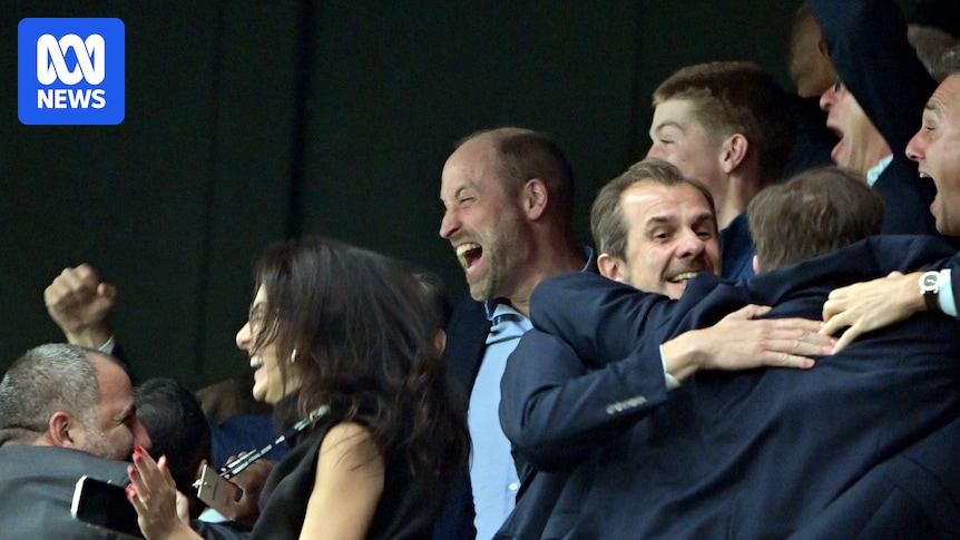 Prince William goes wild as Aston Villa claims Europa League title and ends 30-year drought