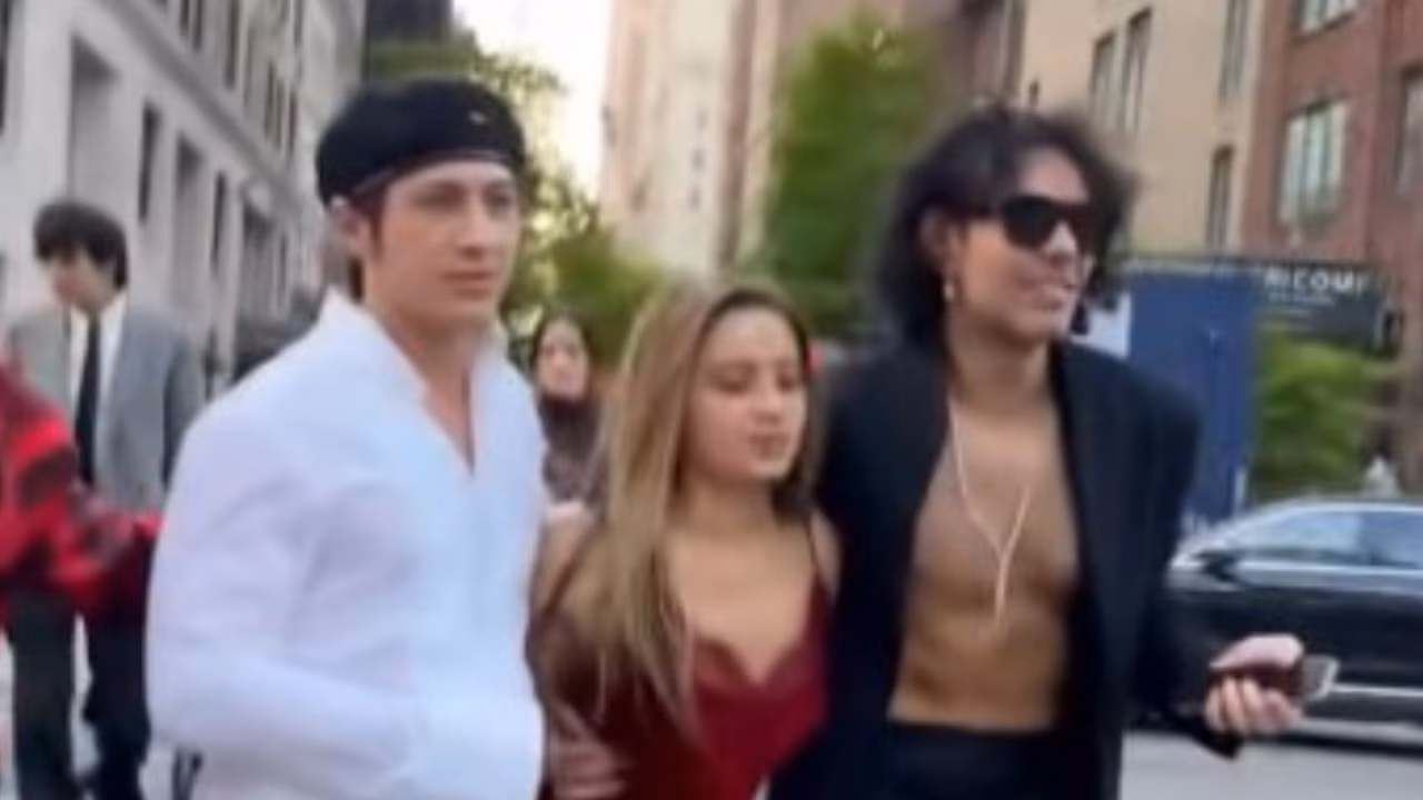 Celebs wander streets at 7am after Met