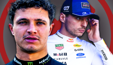 Lando Norris and Max Verstappen
