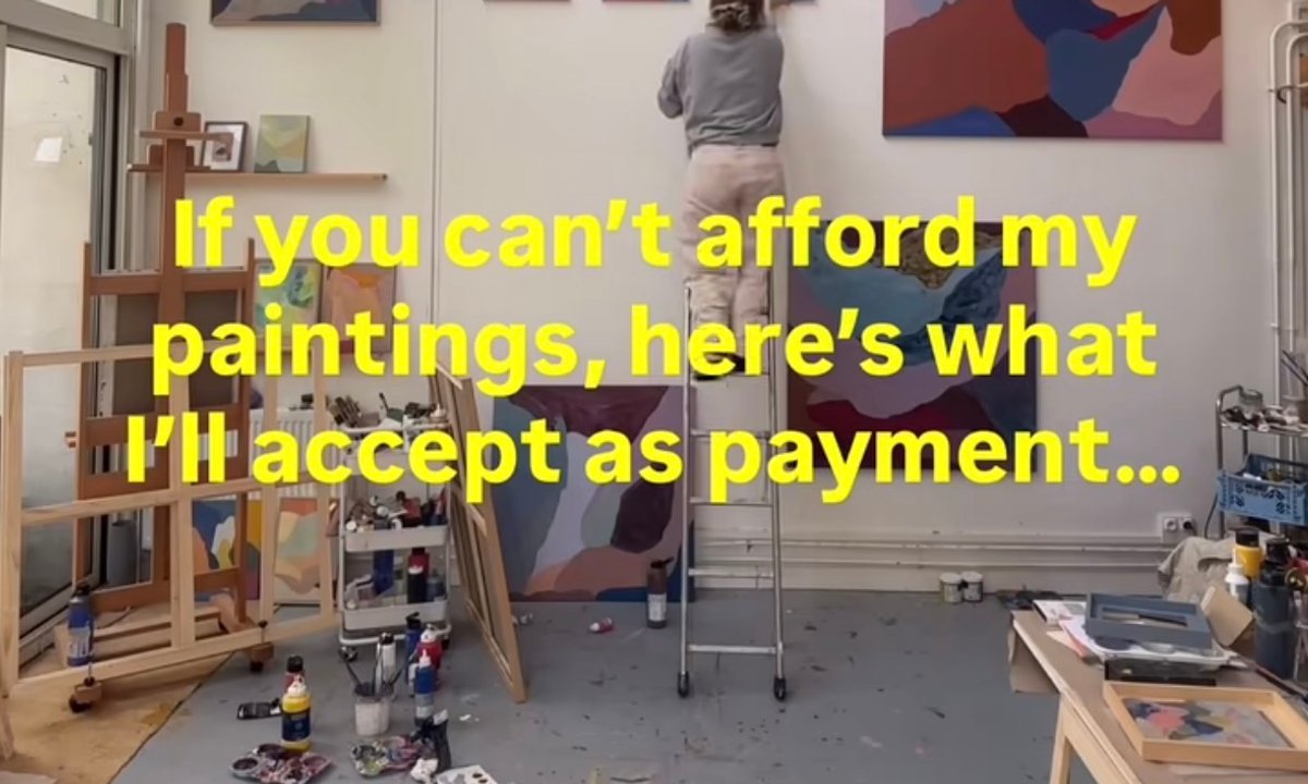 Art bartering: artists start viral social media trend to fight cost of living crisis - The Art Newspaper