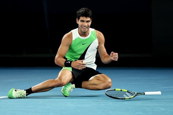 Carlos Alcaraz started the year on a high with the Australian Open title.