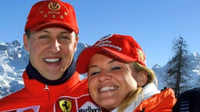 Michael and Corinna Schumacher loved their time on the alps.