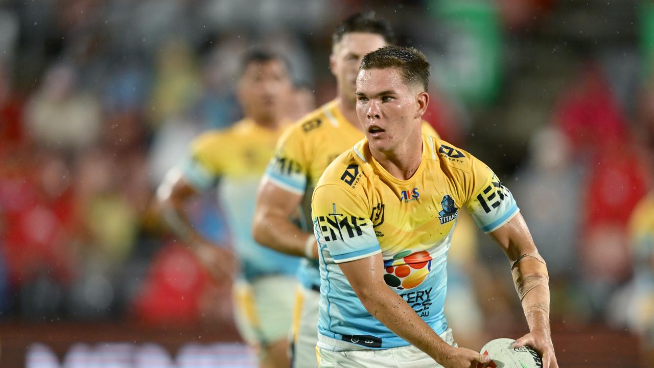 Gold Coast Titans debutant Zane Harrison, opens up on NRL journey and debut, Josh Hannay, Lachlan Ilias replacement, nrl news