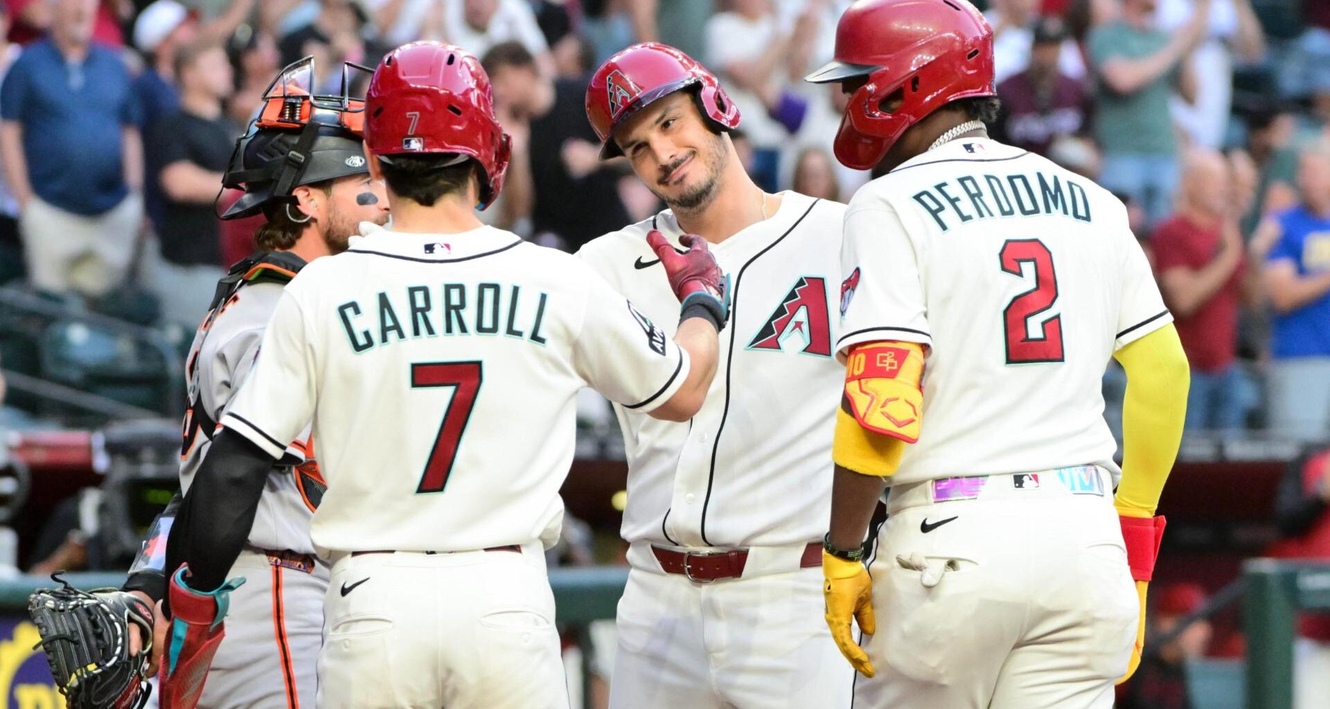 Arenado's grand slam in the 1st inning helps power the Diamondbacks to a 12-2 win over Giants