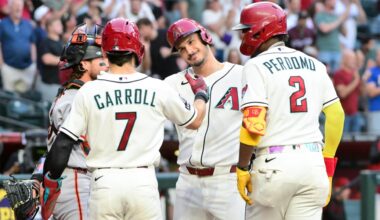 Arenado's grand slam in the 1st inning helps power the Diamondbacks to a 12-2 win over Giants