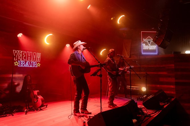 2026 | SWM Socials - Yee-Haw Bar VIP launch at 133 Aberdeen Street, Northbridge on May 7th, 2026. Photo - Live band - Picture: Alan Chau - The West Australian. Picture: Alan Chau