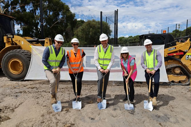 A major transformation of one of Perth’s most popular public golf facilities is officially under way, with the $19.8 million redevelopment of Collier Park Golf Course officially breaking ground.