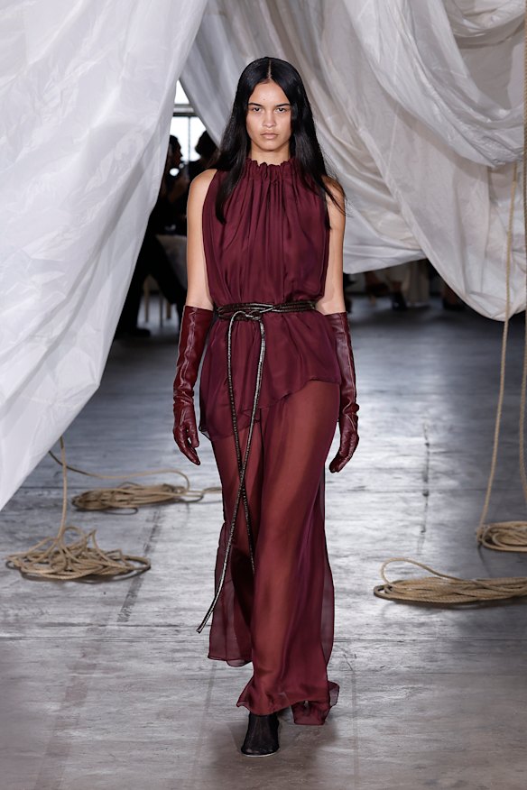 Bianca Spender’s resort 27 collection on day two of Australian Fashion Week.