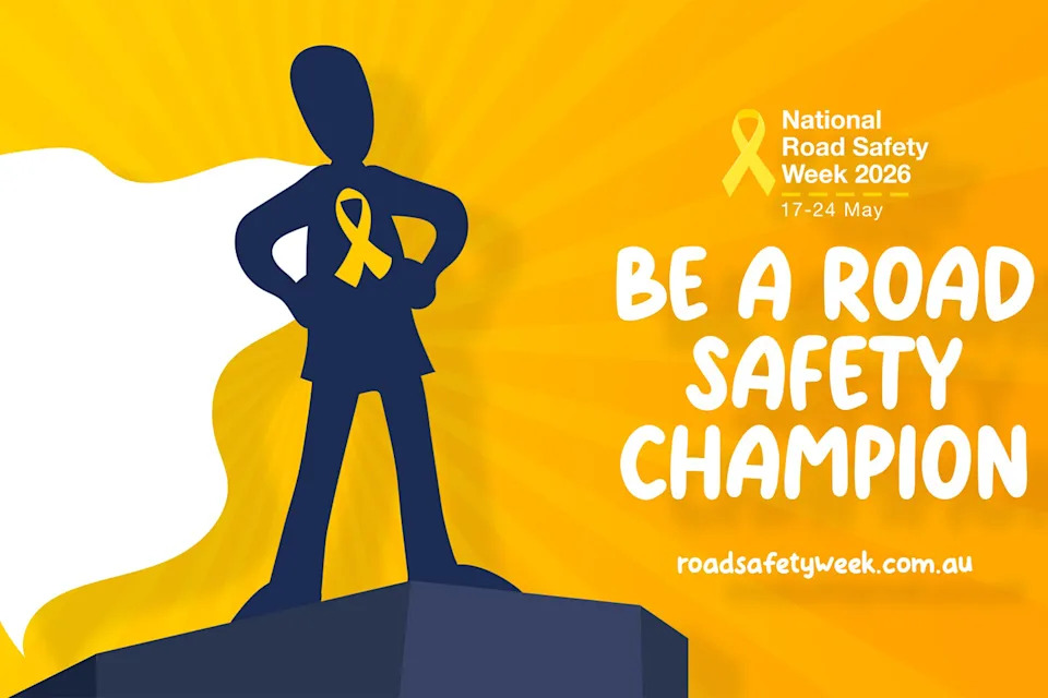 National Road Safety Week poster.