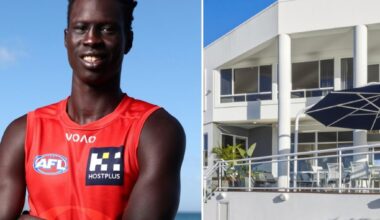 Inside the waterfront mansion that launched AFL superstar Mac Andrew’s career