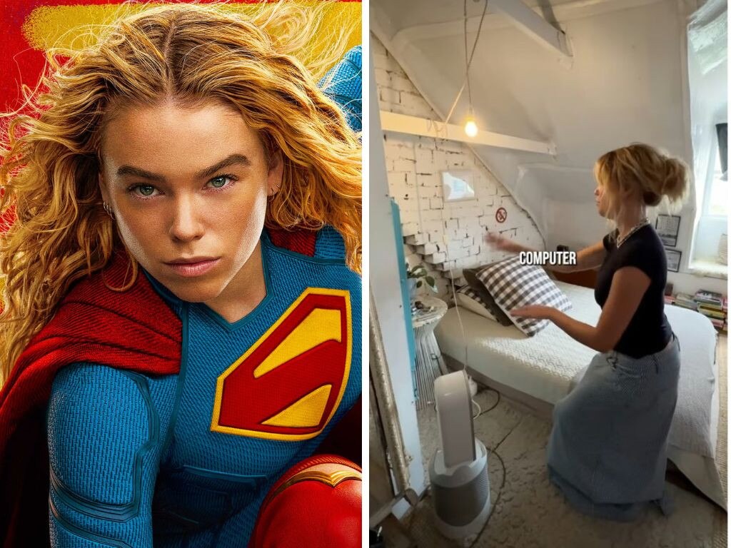 Supergirl star Milly Alcock opens up living in an attic before fame