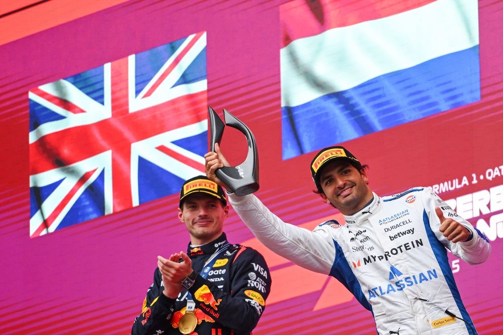 Carlos Sainz after P3 at the 2025 Azerbaijan GP