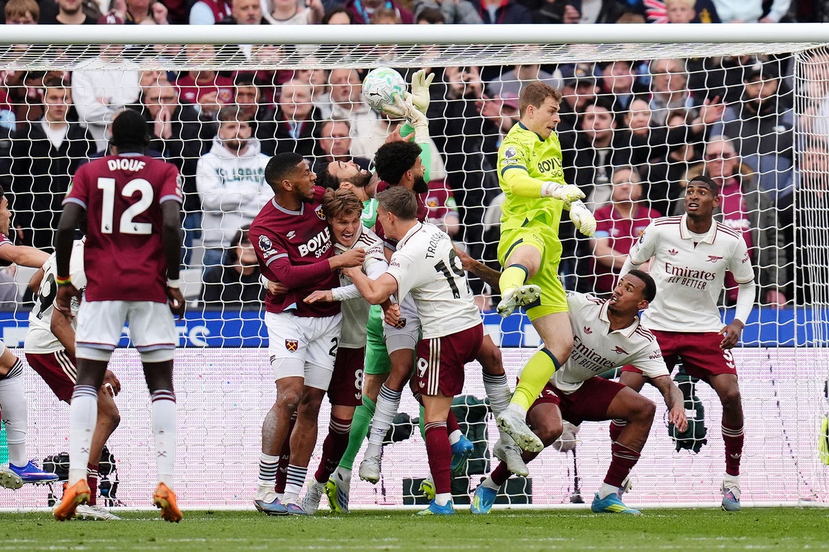 Football lawmakers set to review grappling at corners after West Ham-Arsenal VAR controversy