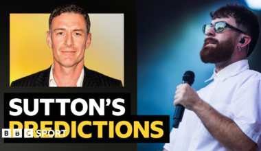 A picture of Chris Sutton with wording next to it that says BBC Sport columnist Chris Sutton