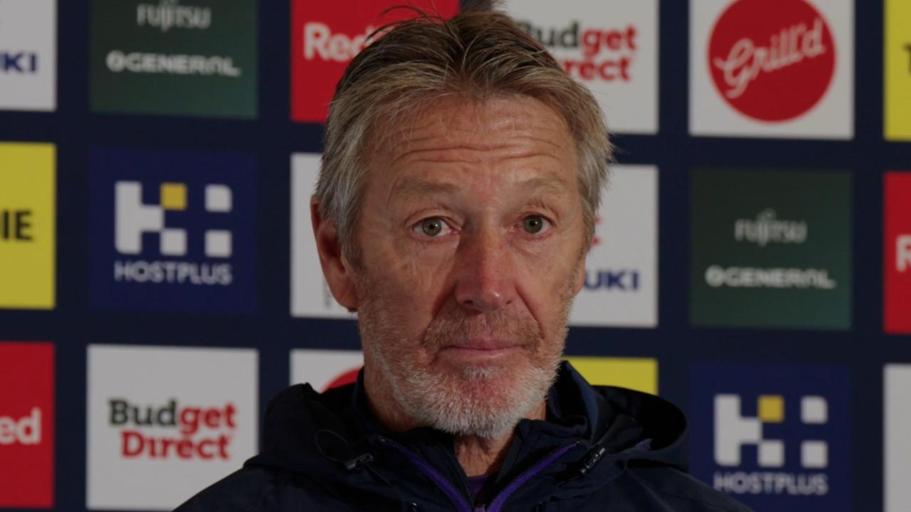 Melbourne Storm coach Craig Bellamy addresses media for first time since diagnosis, health battle, video, start time vs Wests Tigers