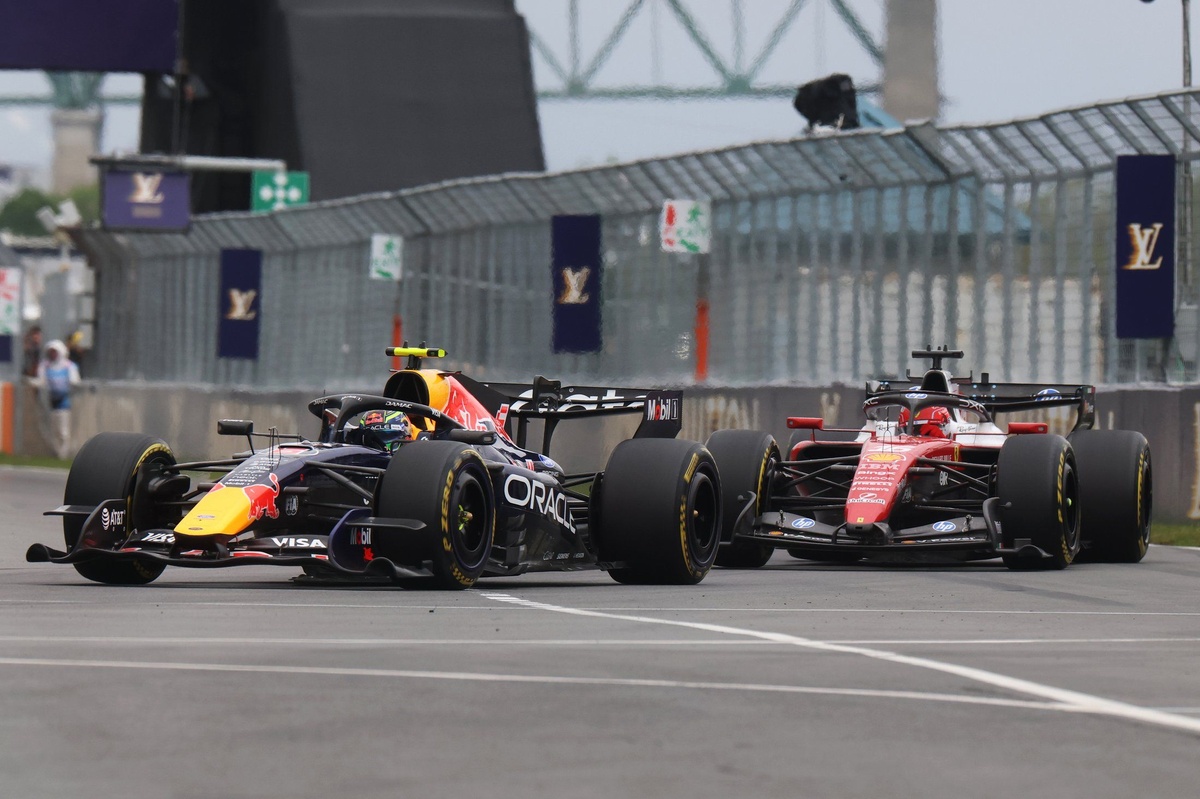 Isack Hadjar apologises to Charles Leclerc for “stupid” defence move in Canadian GP