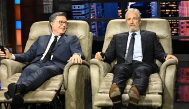 Watch Jon Stewart Celebrate Stephen Colbert as 'Late Show' Ends