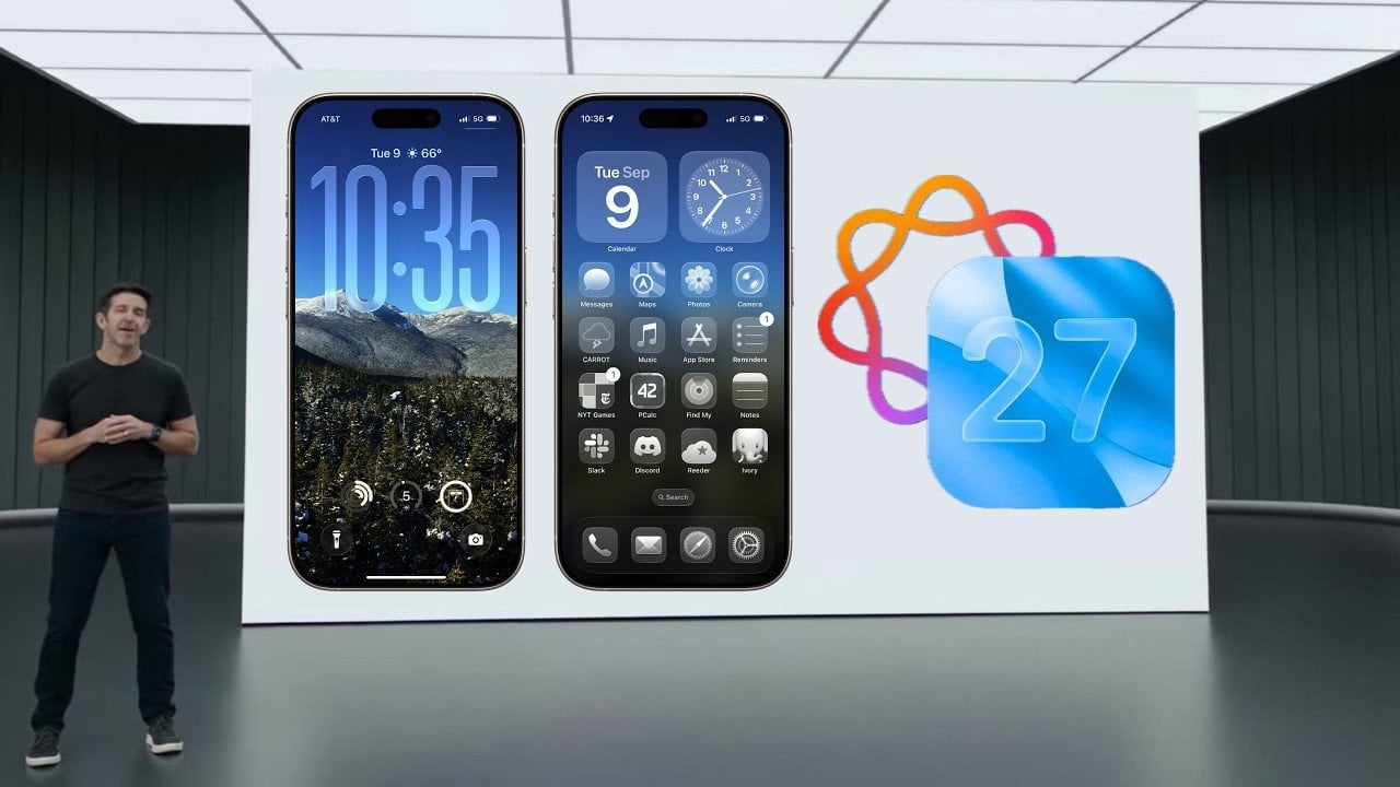 The Siri activation icon glowing on an iPhone screen.