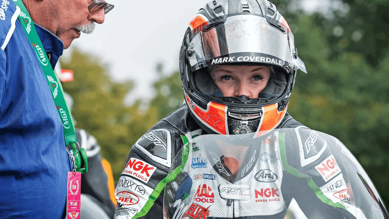 Maria Costello, 2019 Classic TT. Credit: Isle of Man TT.