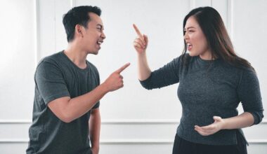 couple having a big fight