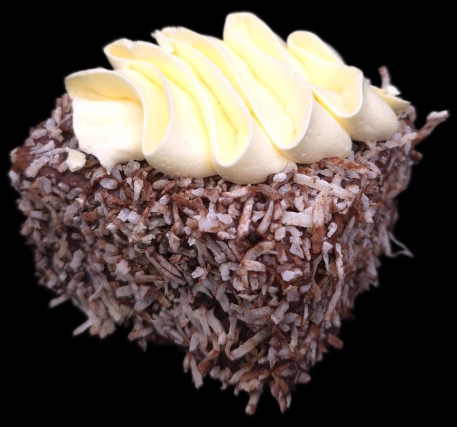 Gluten free lamington from Mister Nosh.