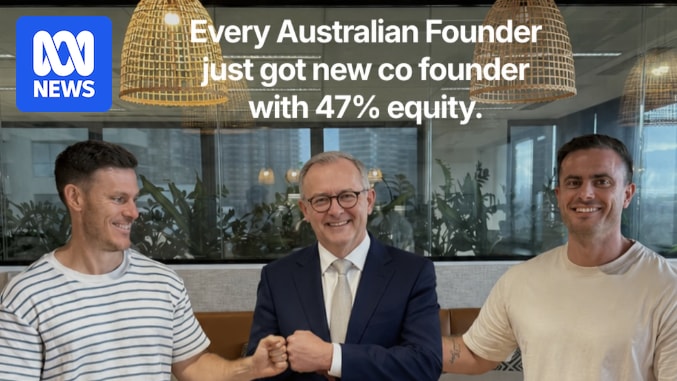 Small businesses and startups go viral with AI Albo but tax experts 'rubbish' CGT claims