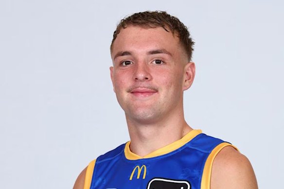 Brisbane player Koby Evans.