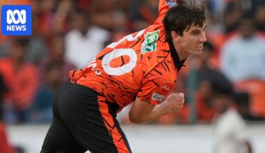 Pat Cummins endures horror IPL over as Sunrisers fall to Knight Riders in seven-wicket loss