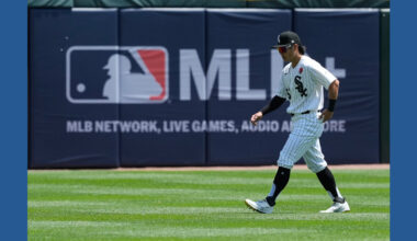Nishida shows off his enthusiasm as he makes his big league debut with the White Sox