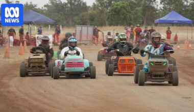 Lawn mower racing fostering community of revheads across regional Australia