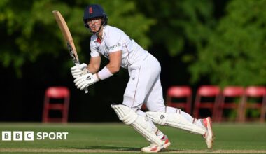 Asa Tribe batting for England Lions