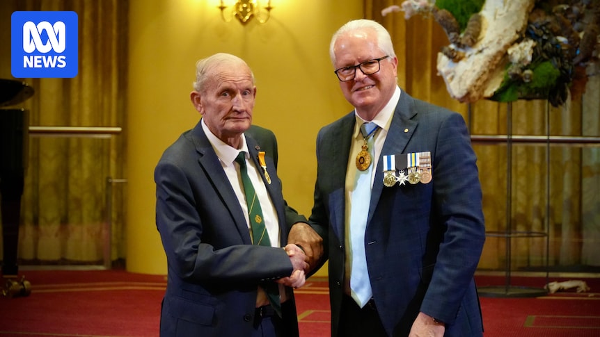 Vietnam veteran John O'Halloran given Medal for Gallantry in Perth