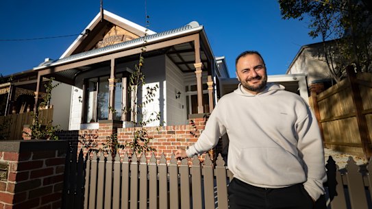 Brothers Hussein Saad and Abboud Saad (pictured) bought a Brunswick fixer-upper at auction just over a year ago for $1.01 million. They have renovated the home and relisted it for sale for $1,950,000 - $2,100,000. 22nd May 2026. Photo by Jason South