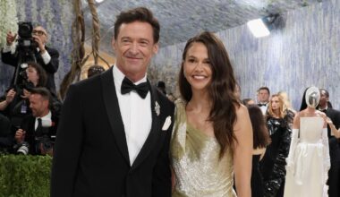 Hugh Jackman and Sutton Foster at the Met Gala 2026 as sources say he wants peace with Deborra-Lee Furness