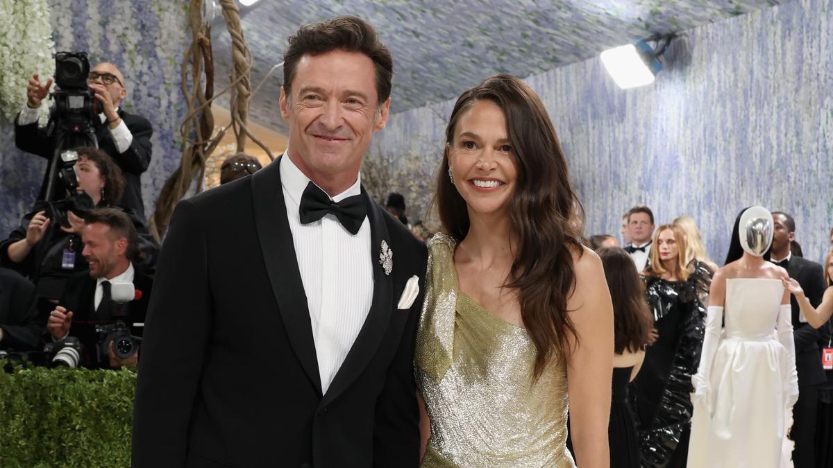 Hugh Jackman and Sutton Foster at the Met Gala 2026 as sources say he wants peace with Deborra-Lee Furness