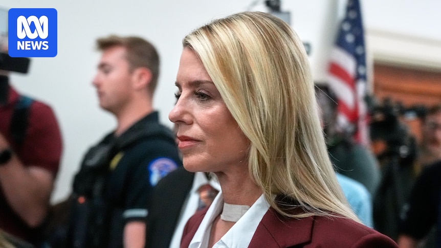 Pam Bondi refuses to answer questions about Donald Trump's involvement in Epstein files release
