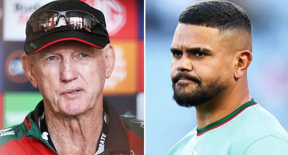 Wayne Bennett and Latrell Mitchell.