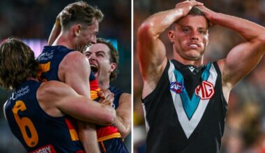 AFL results, 2026, Adelaide Crows vs Port Adelaide Power, Showdown 59
