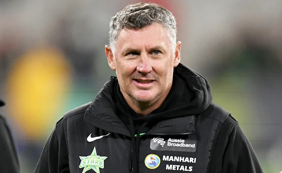 David Hussey, pictured here in 2023 during a Melbourne Stars game in the BBL.