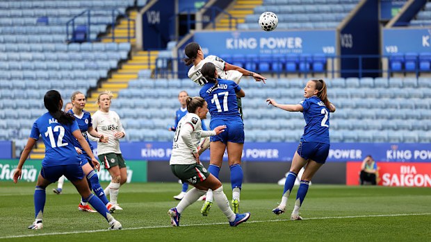 Sam Kerr's header was the historic goal.