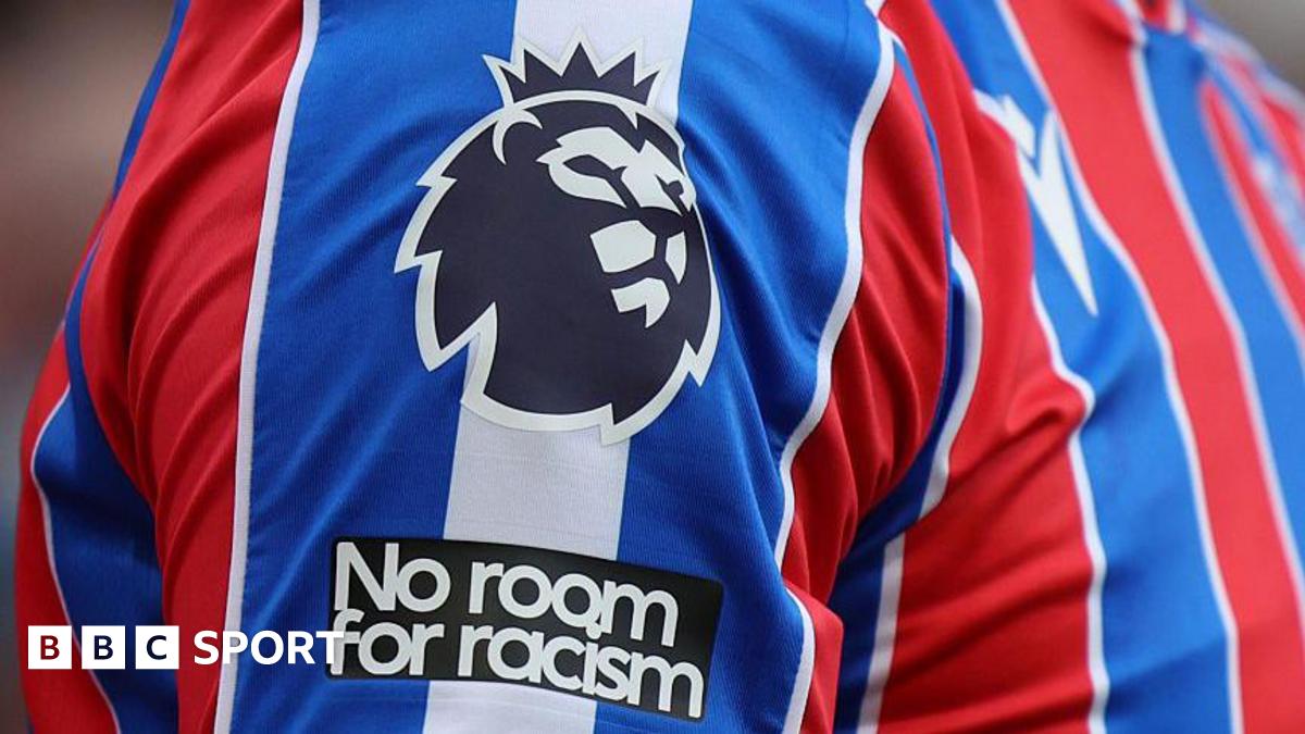 The Premier League badge is visible during the Premier League match between Crystal Palace and Leeds United