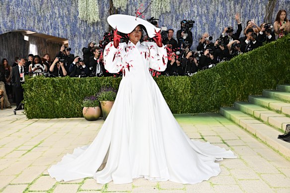 Four-time major winner Naomi Osaka at this year’s Met Gala in New York.