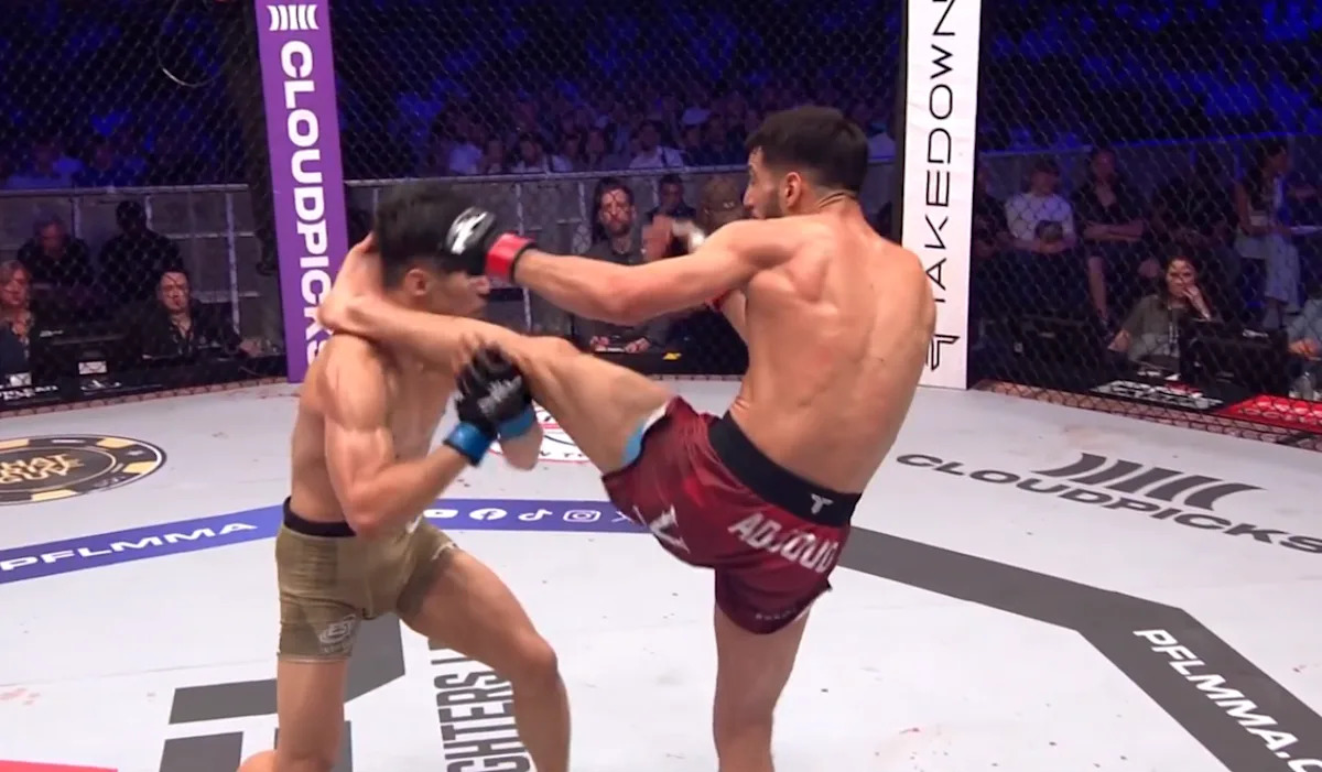 PFL Brussels video: Asael Adjoudj scores nasty head-kick KO